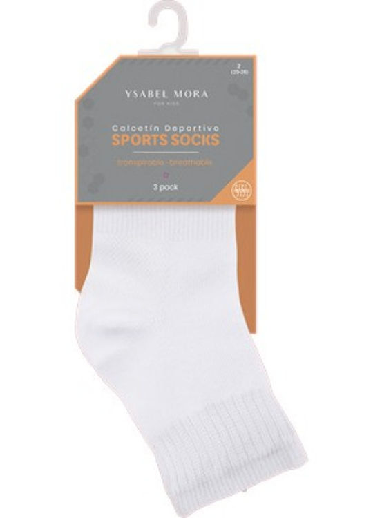 Picture of 42312 cotton Socks -3 Pack Breathable Socks 23 up to size 40